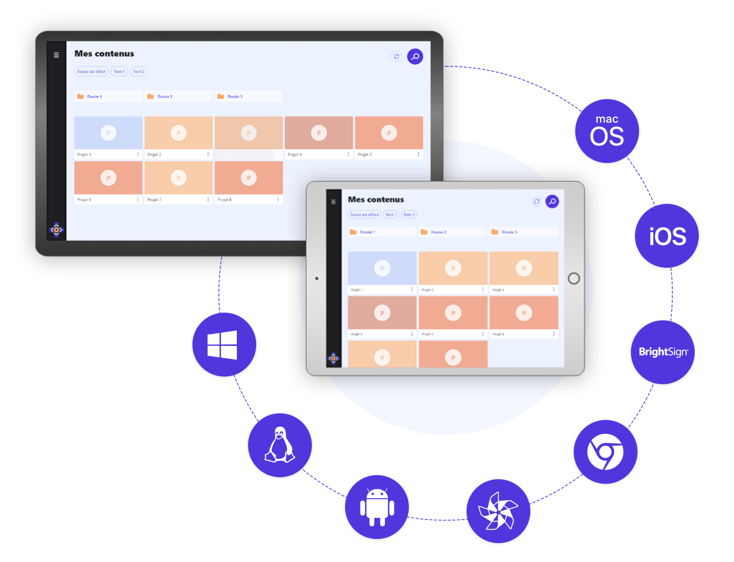 Optimized for the main operating systems of the market