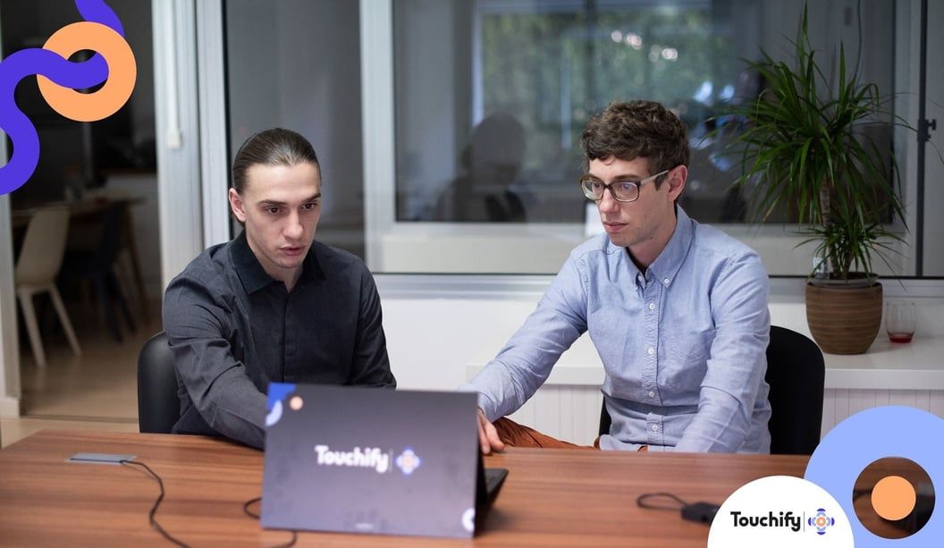 Photo of Maxime and Anthony, co-founders of Touchify
