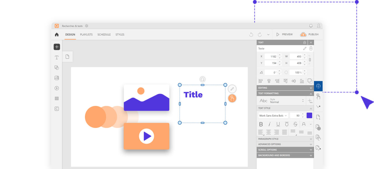 Touchify Studio software overview
